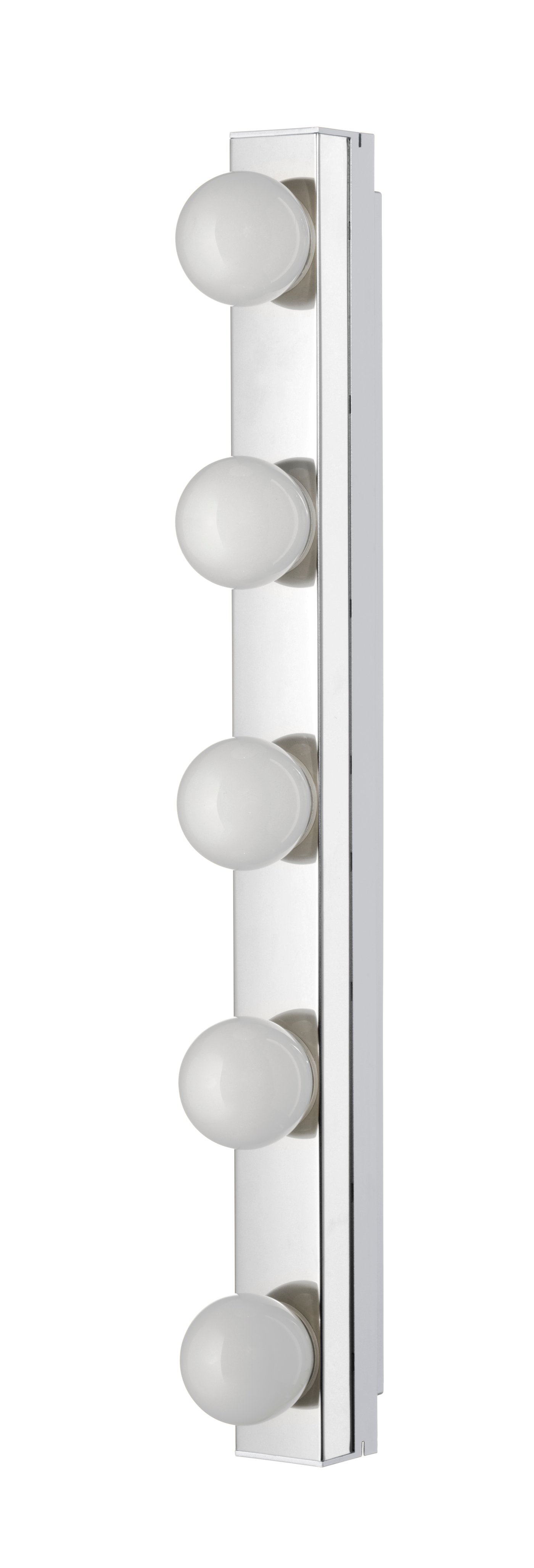 IKEA LEDSJÖ LED vägglampa, rostfritt stål