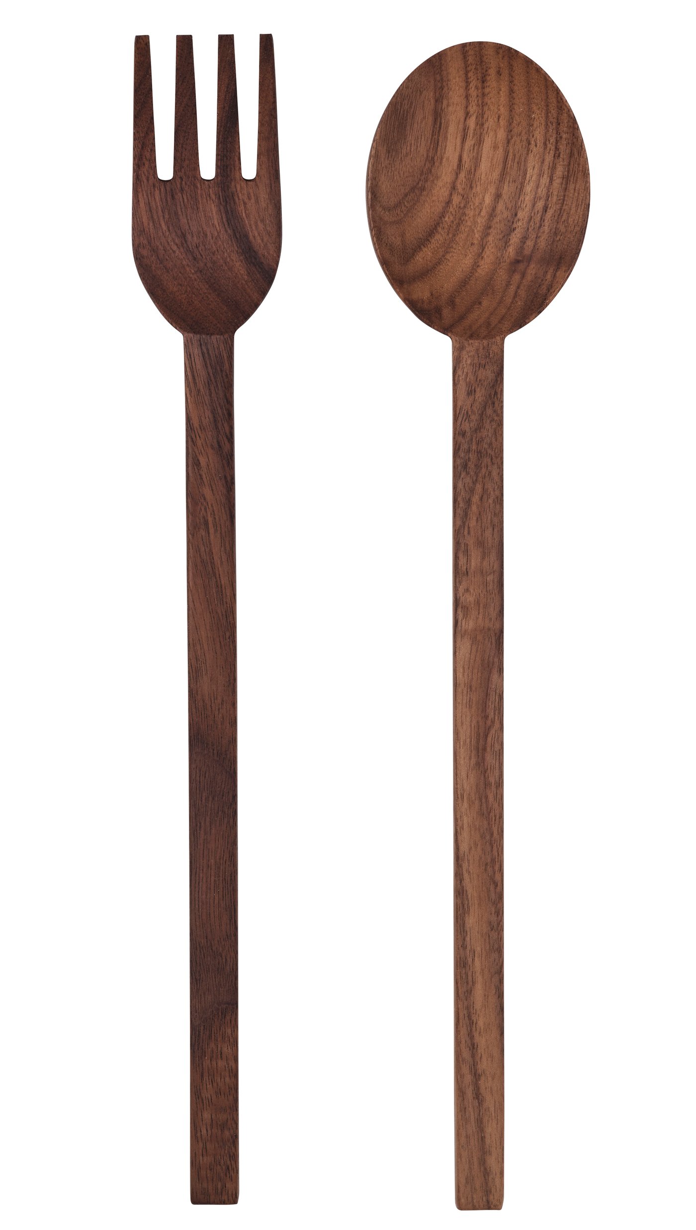 IKEA STOCKHOLM 2025 serveringsbestick 2 delar, valnöt, 31 cm