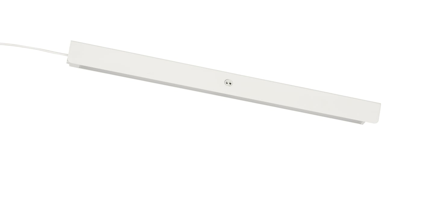 IKEA ÖVERSIDAN LED ljuslist för garderob m sensor, dimbar vit, 46 cm