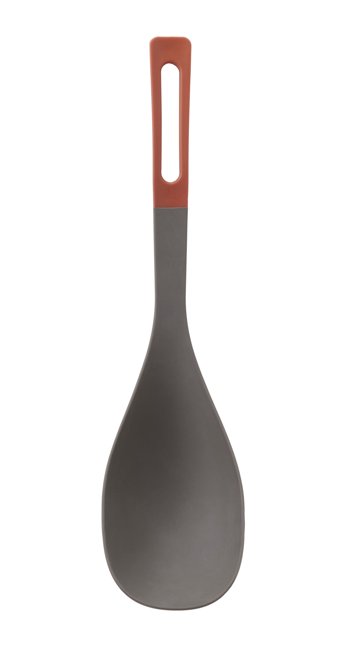 IKEA KNORRHANE djup sked för matlagning, mörk gråbrun/rödbrun, 31 cm