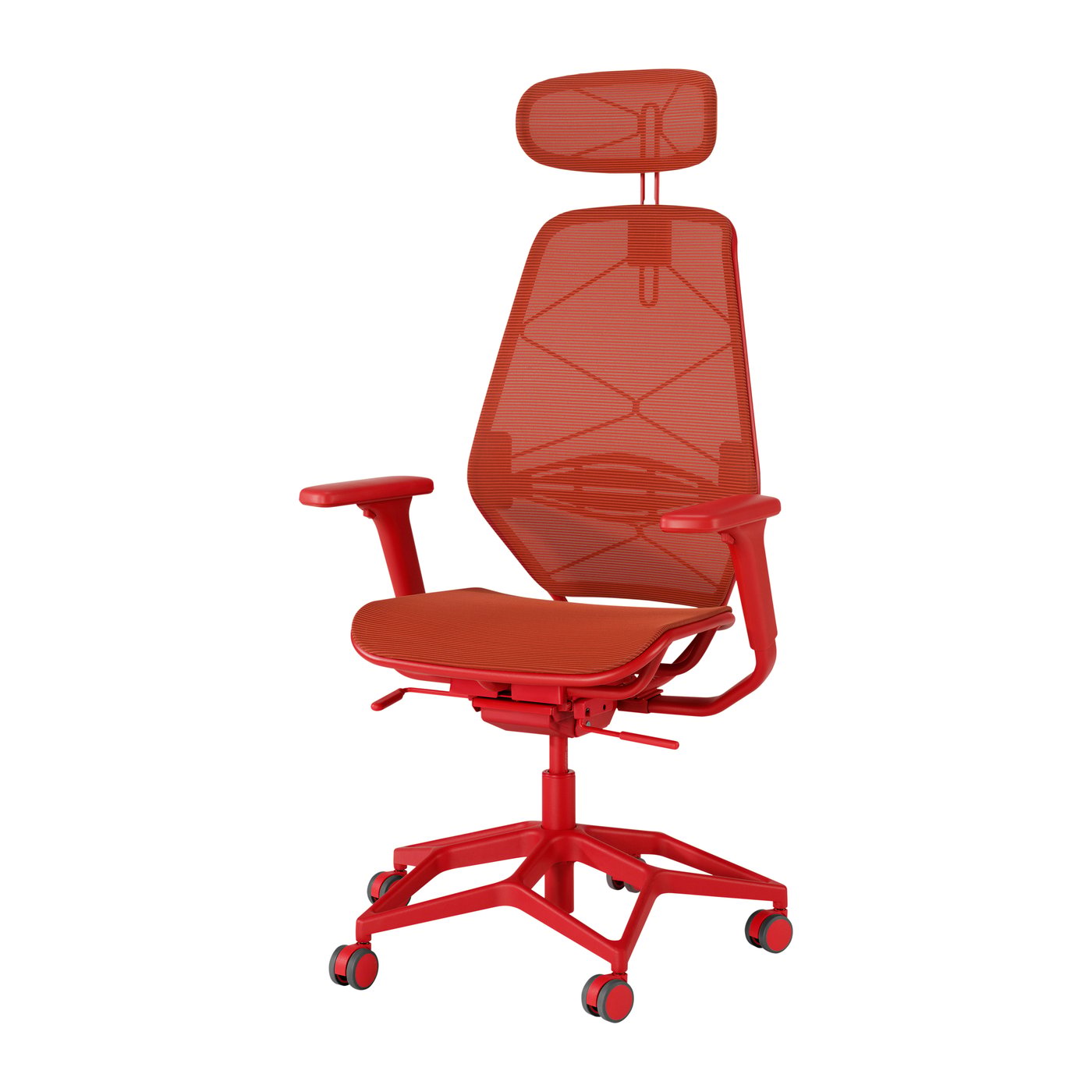 IKEA STYRSPEL gamingstol, röd, stol för gaming