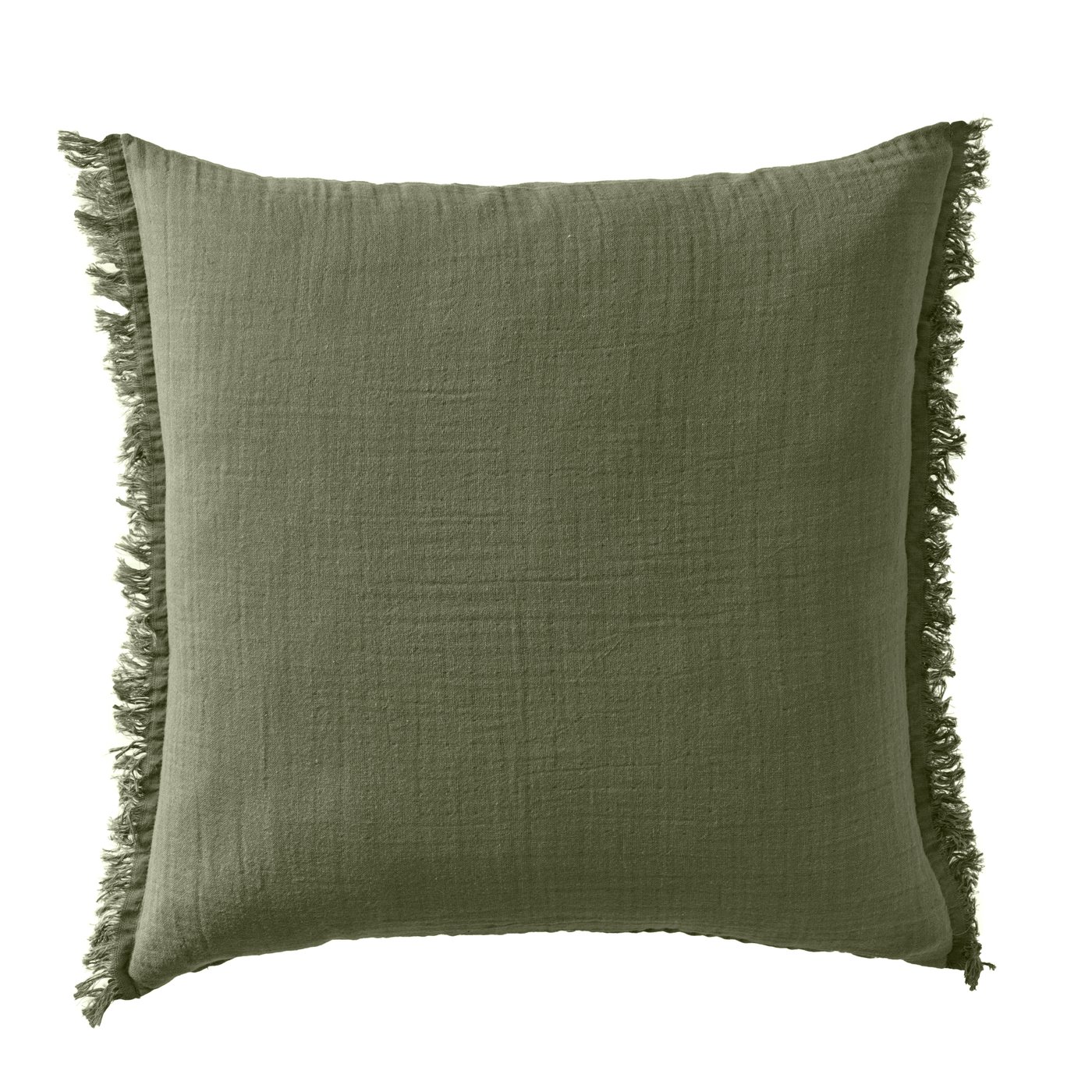 IKEA VALLKRASSING kuddfodral, grågrön, 50x50 cm
