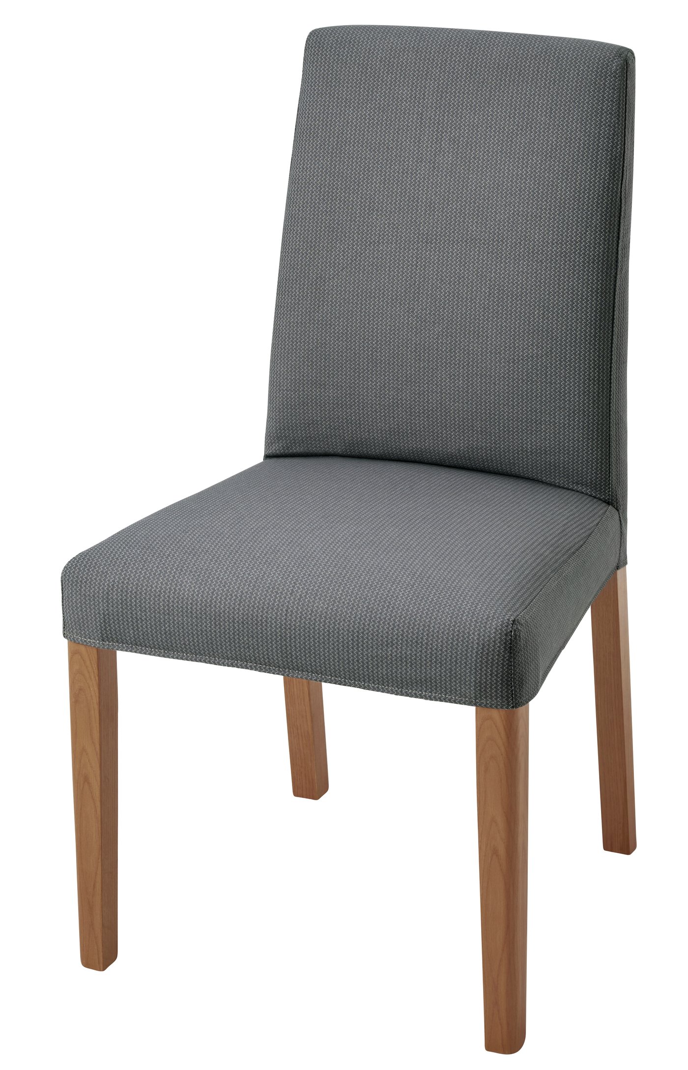 IKEA BERGMUND stol, ekmönstrad/nykvarn grå