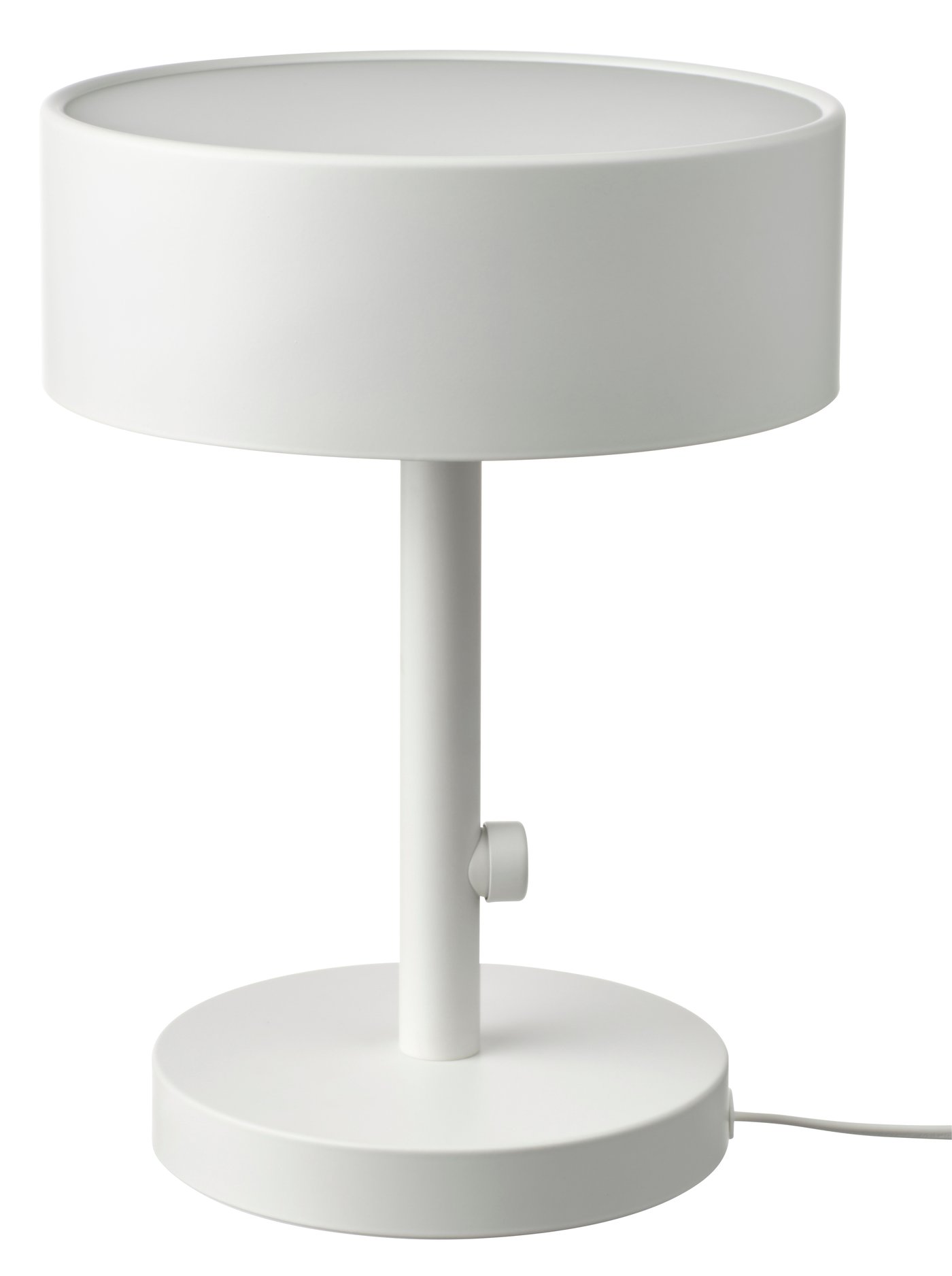 IKEA NYMÅNE bordslampa, vit, 33 cm