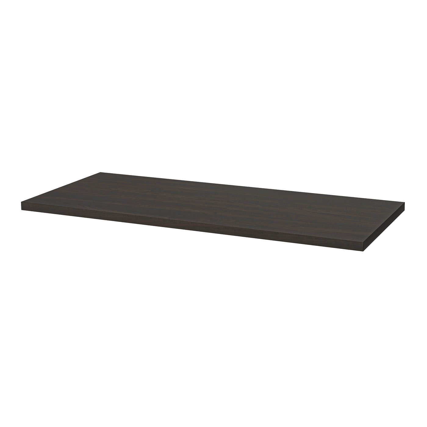 IKEA LAGKAPTEN bordsskiva, svartbrun, 140x60 cm