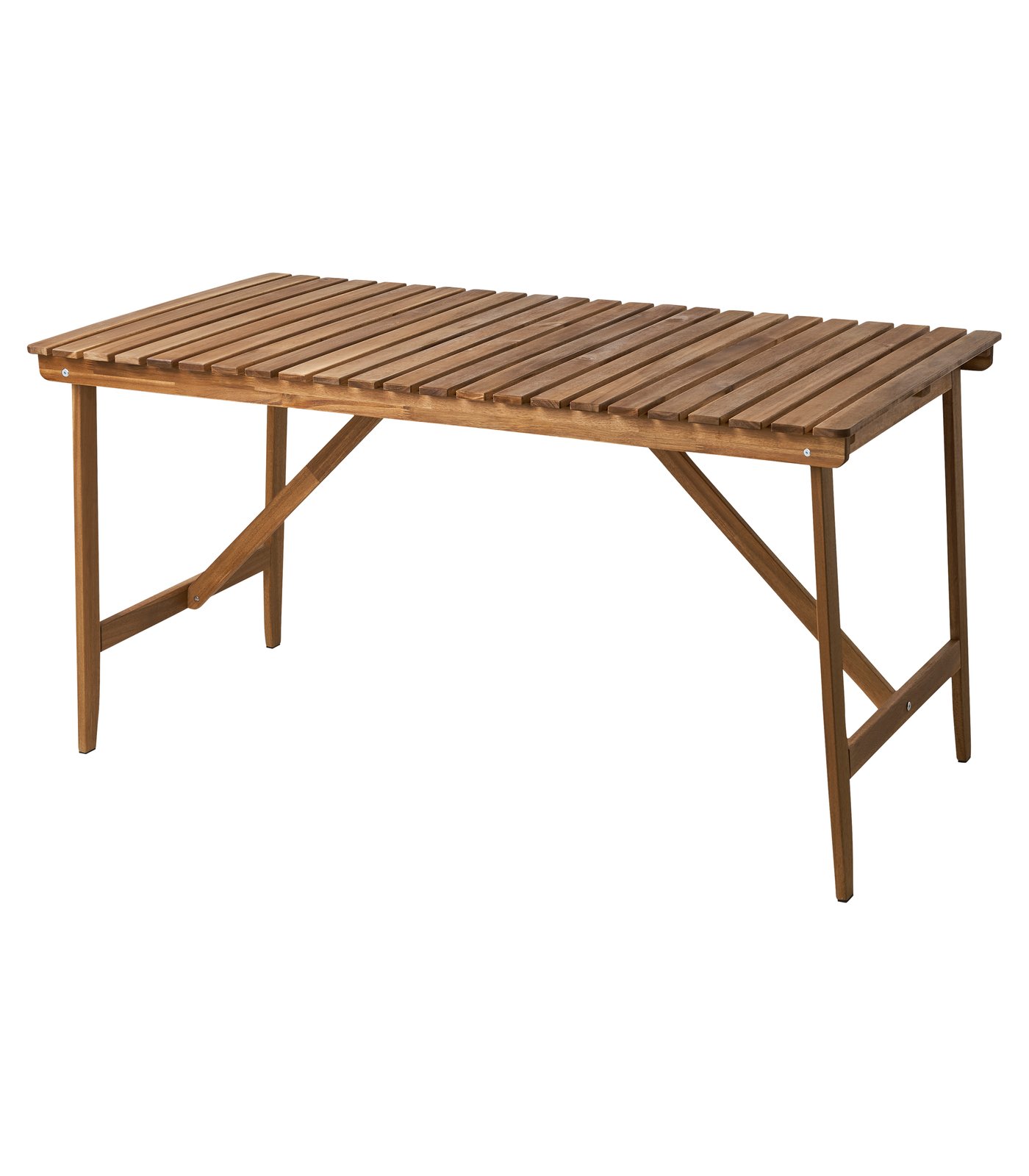 IKEA ASKHOLMEN bord, utomhus, mörkbrun, 143x75 cm