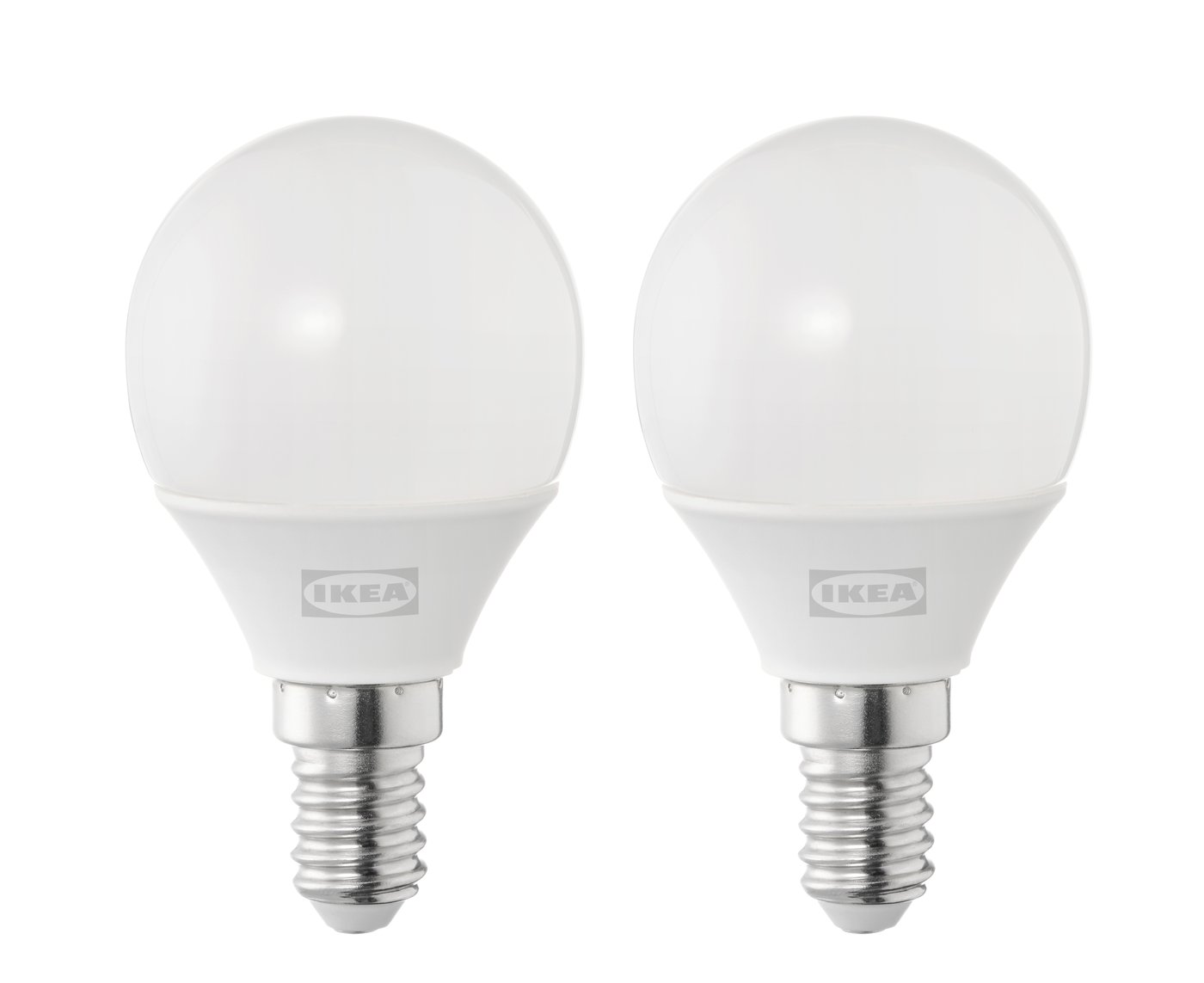 IKEA SOLHETTA LED ljuskälla E14 250 lumen, klot opalvit