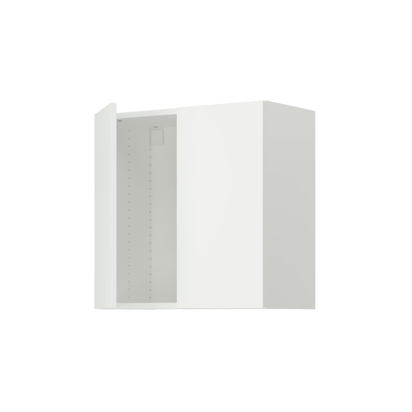 IKEA LASTARE väggmonterad stomme med dörrar, vit, 60x32x60 cm