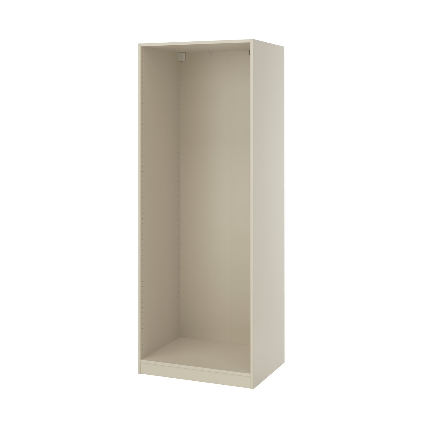 IKEA PAX garderobsstomme, gråbeige, 75x58x201 cm