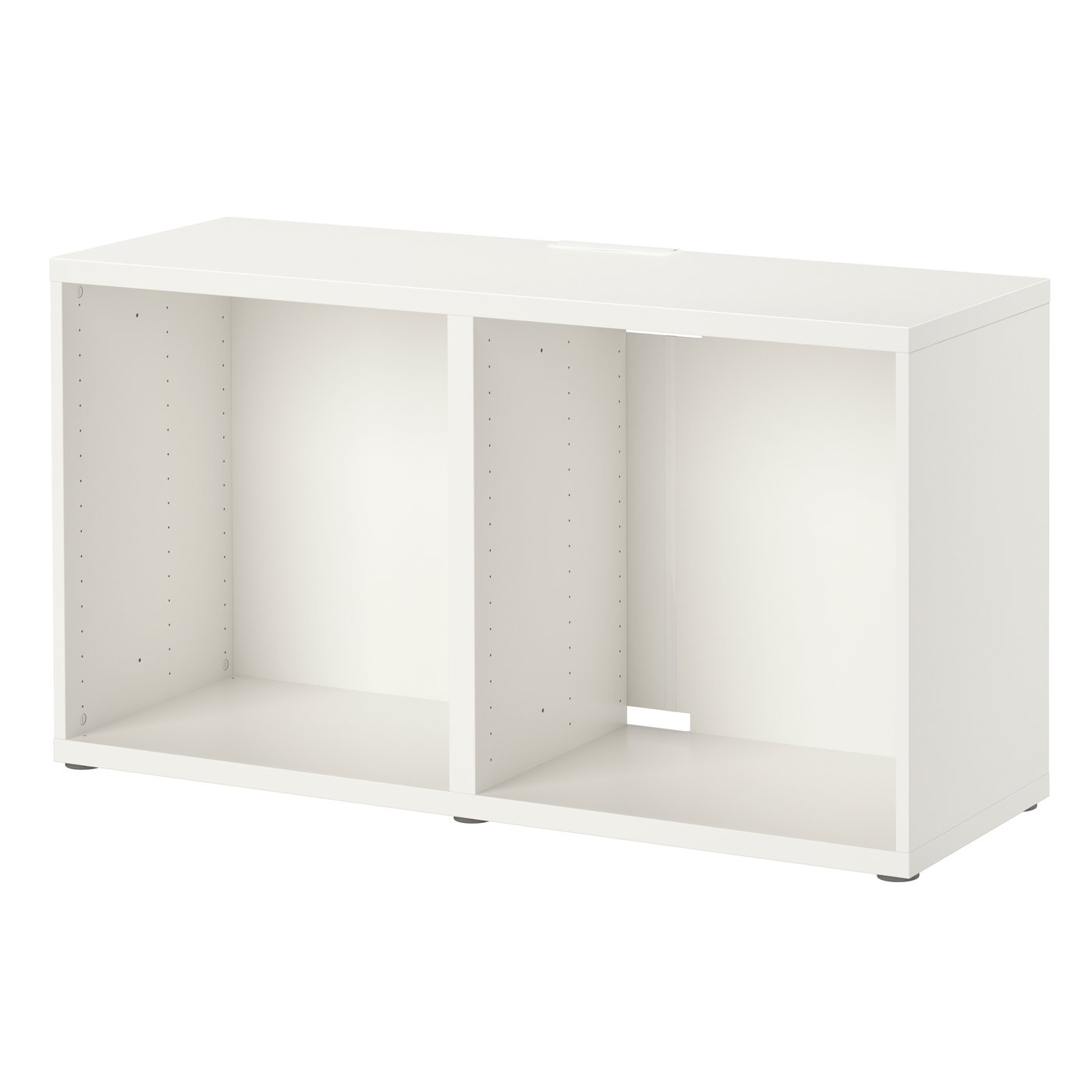 IKEA BESTÅ tv-bänk, vit, 120x40x64 cm