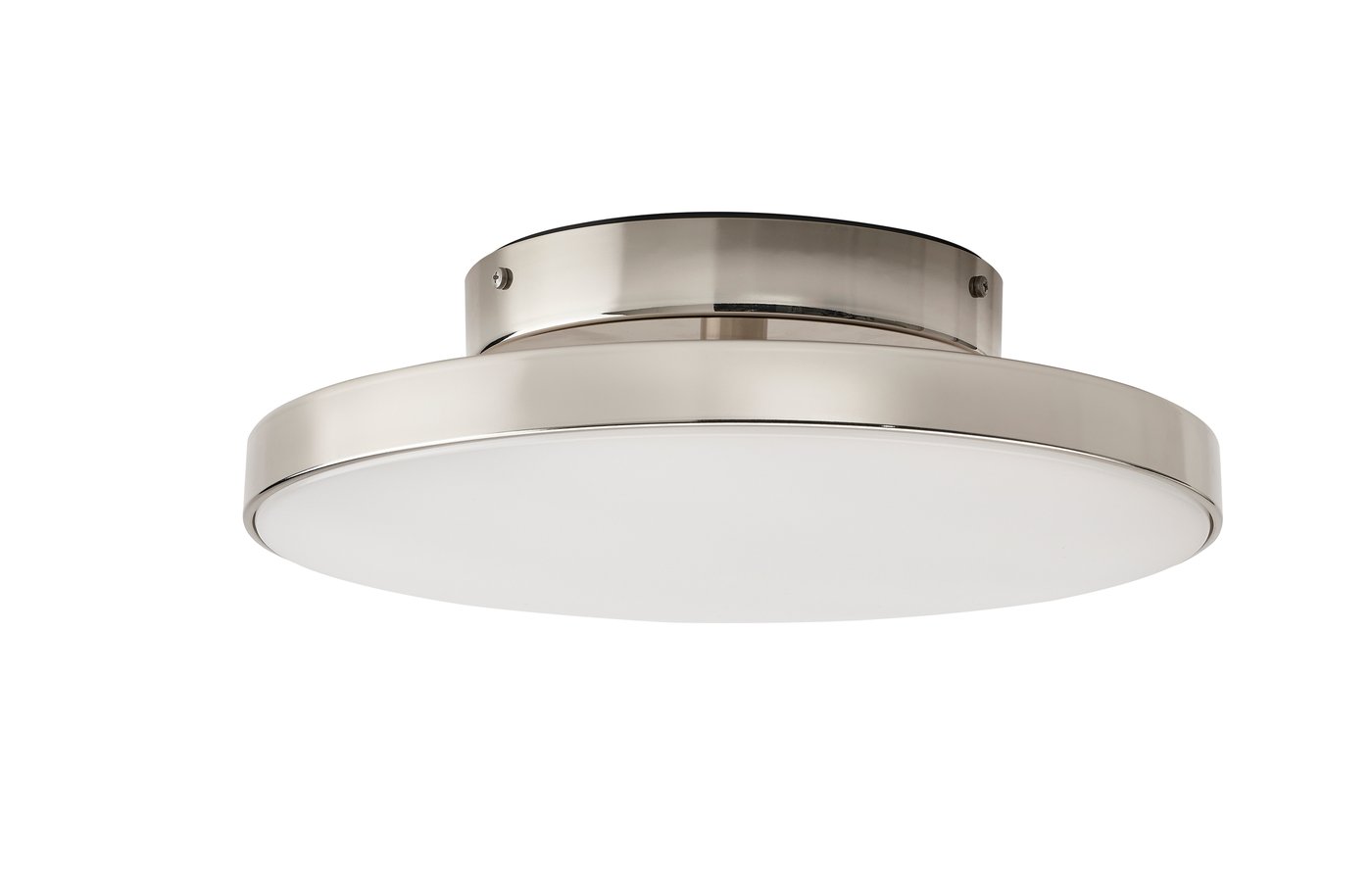 IKEA KABOMBA LED plafond, förkromad/blank, 36 cm