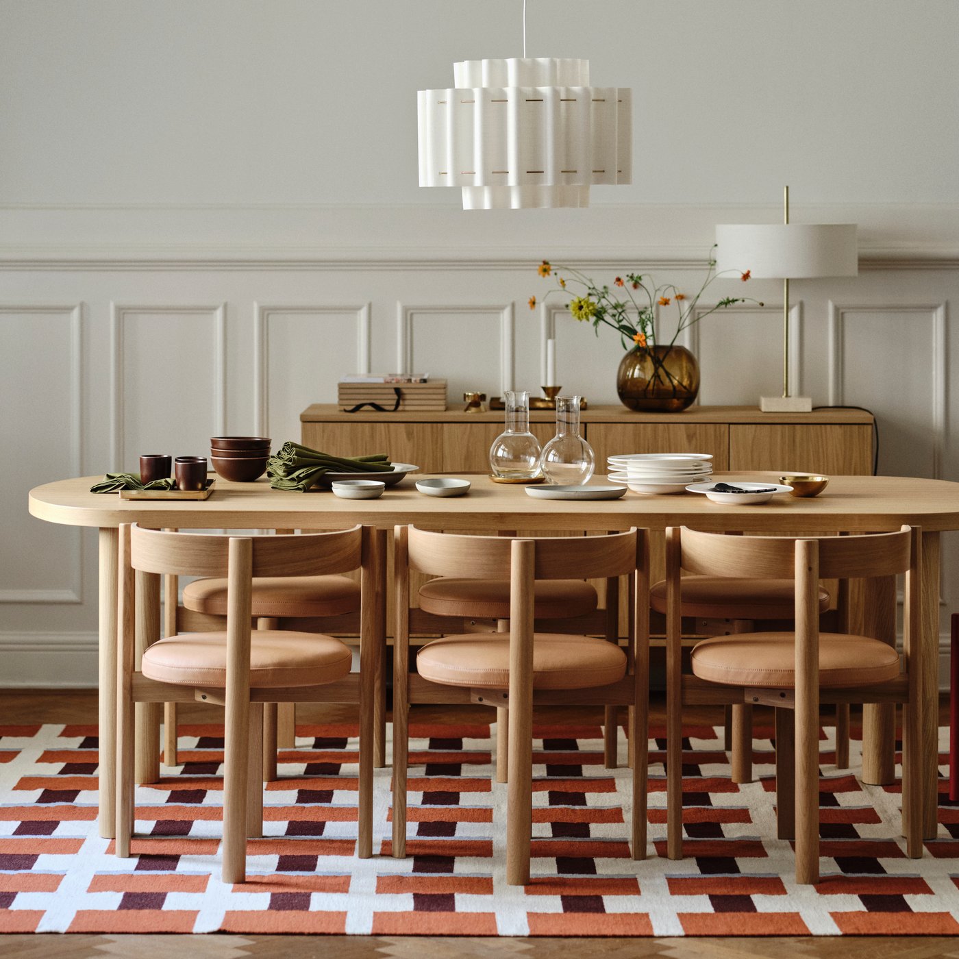 IKEA STOCKHOLM 2025 bord, ekfaner/ekfaner, 230x90 cm