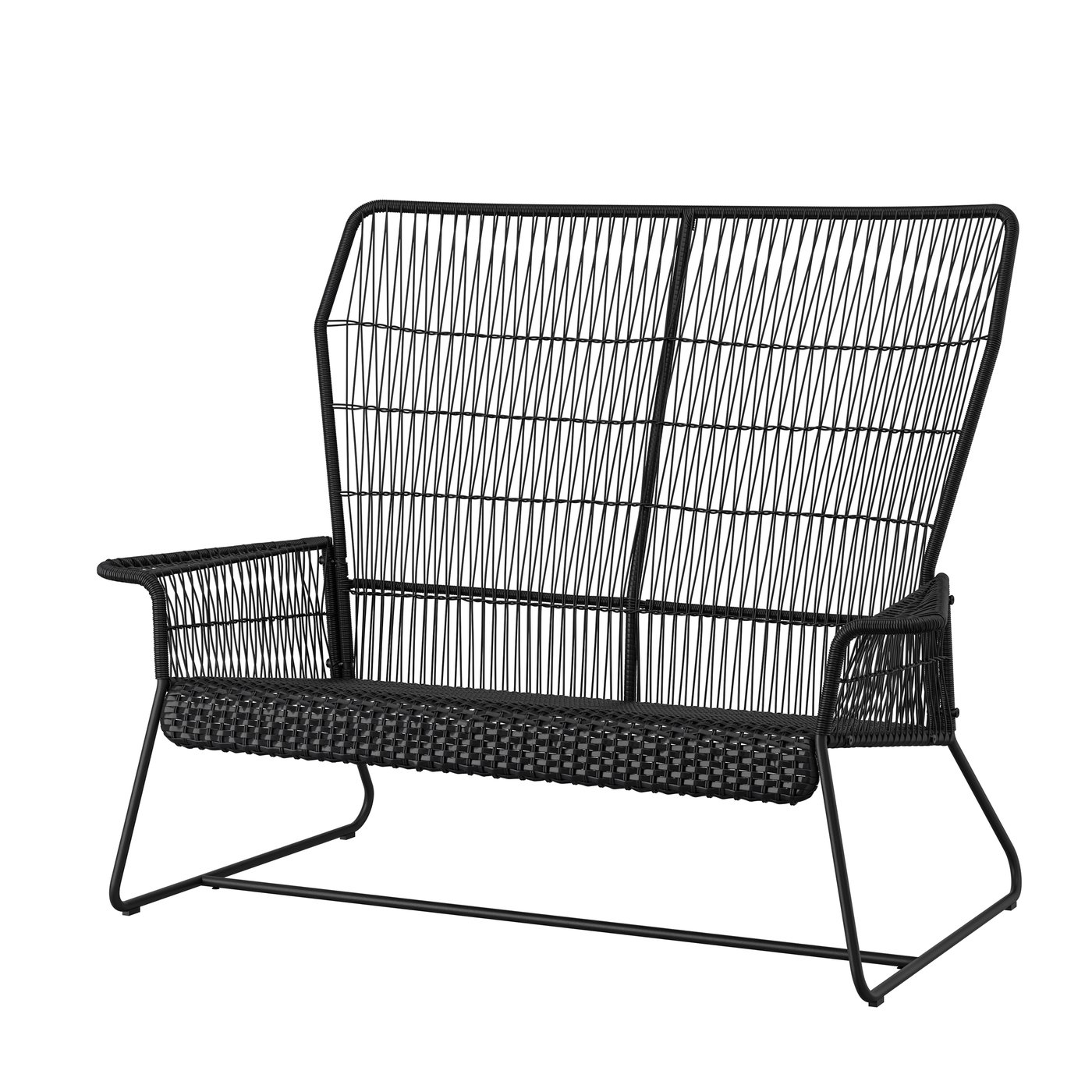 IKEA TALLSKÄR 2-sits soffa, utomhus, antracit