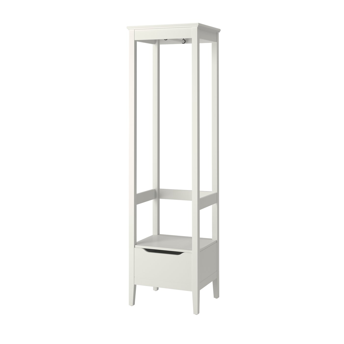 IKEA IDANÄS öppen garderob, vit, 59x211 cm