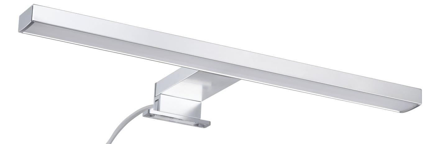 IKEA VÅTHULT LED skåp-/spegel lampa, aluminiumfärg, 350 mm