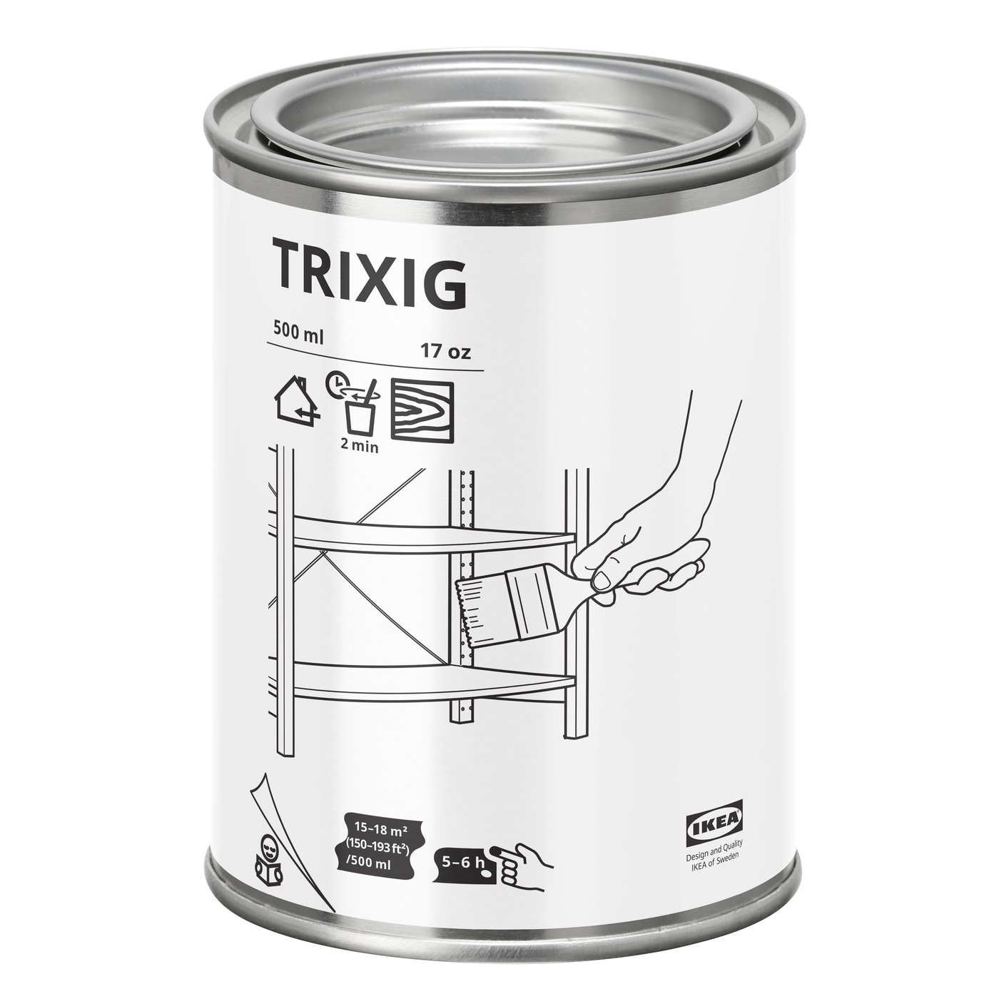 IKEA TRIXIG träolja för inomhusbruk, 500 ml