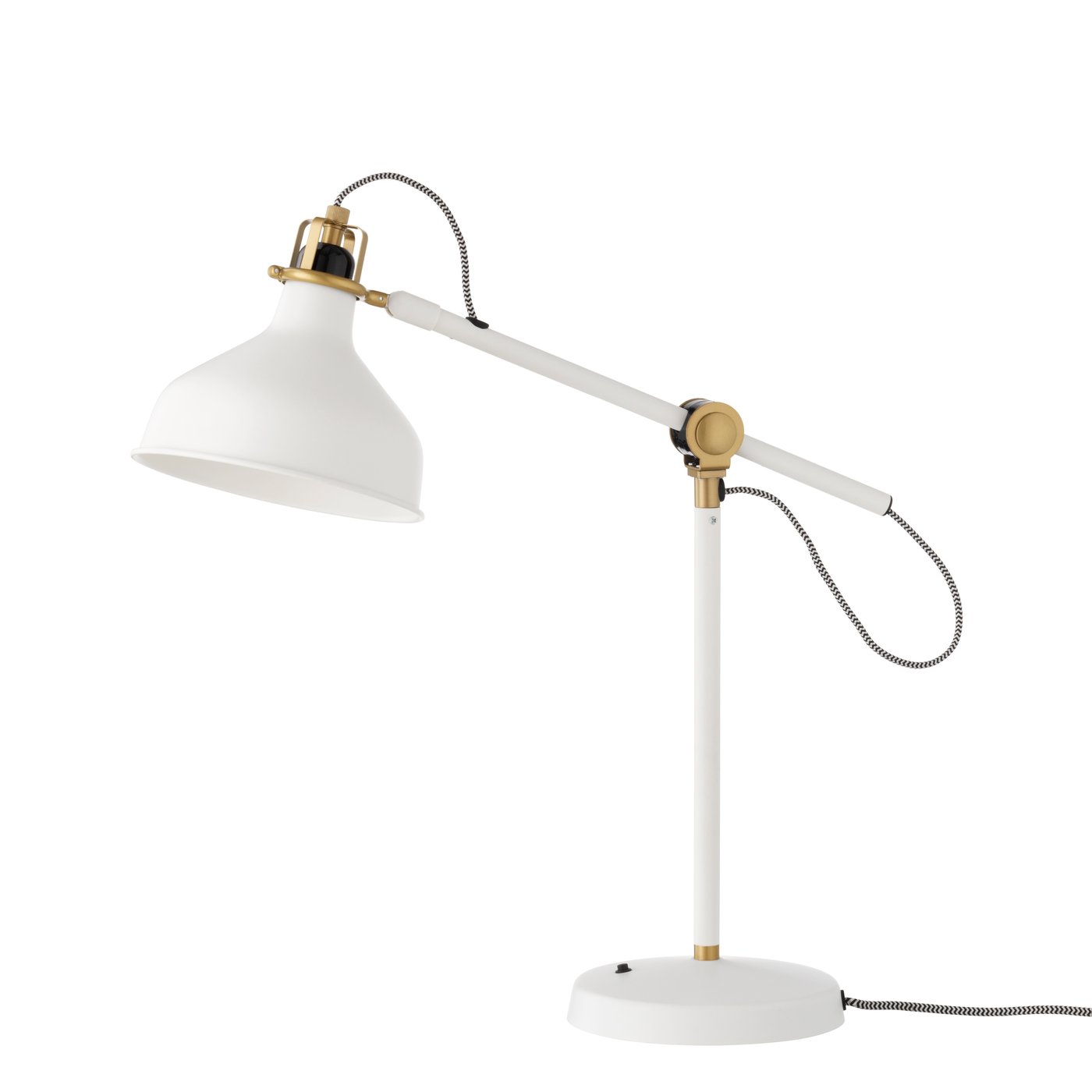 IKEA RANARP skrivbordslampa, off-white, arbetslampa