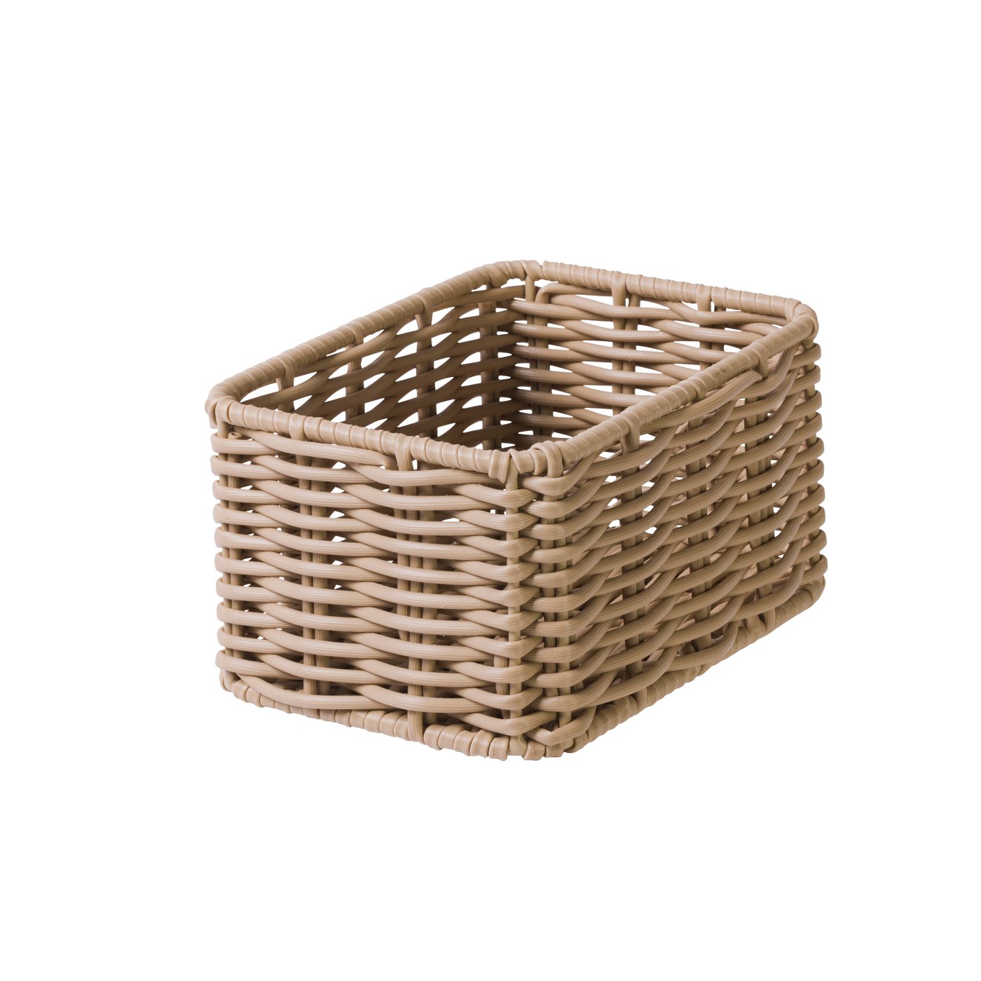 IKEA DJURTRÄNARE korg, gråbeige, 12x17x9 cm