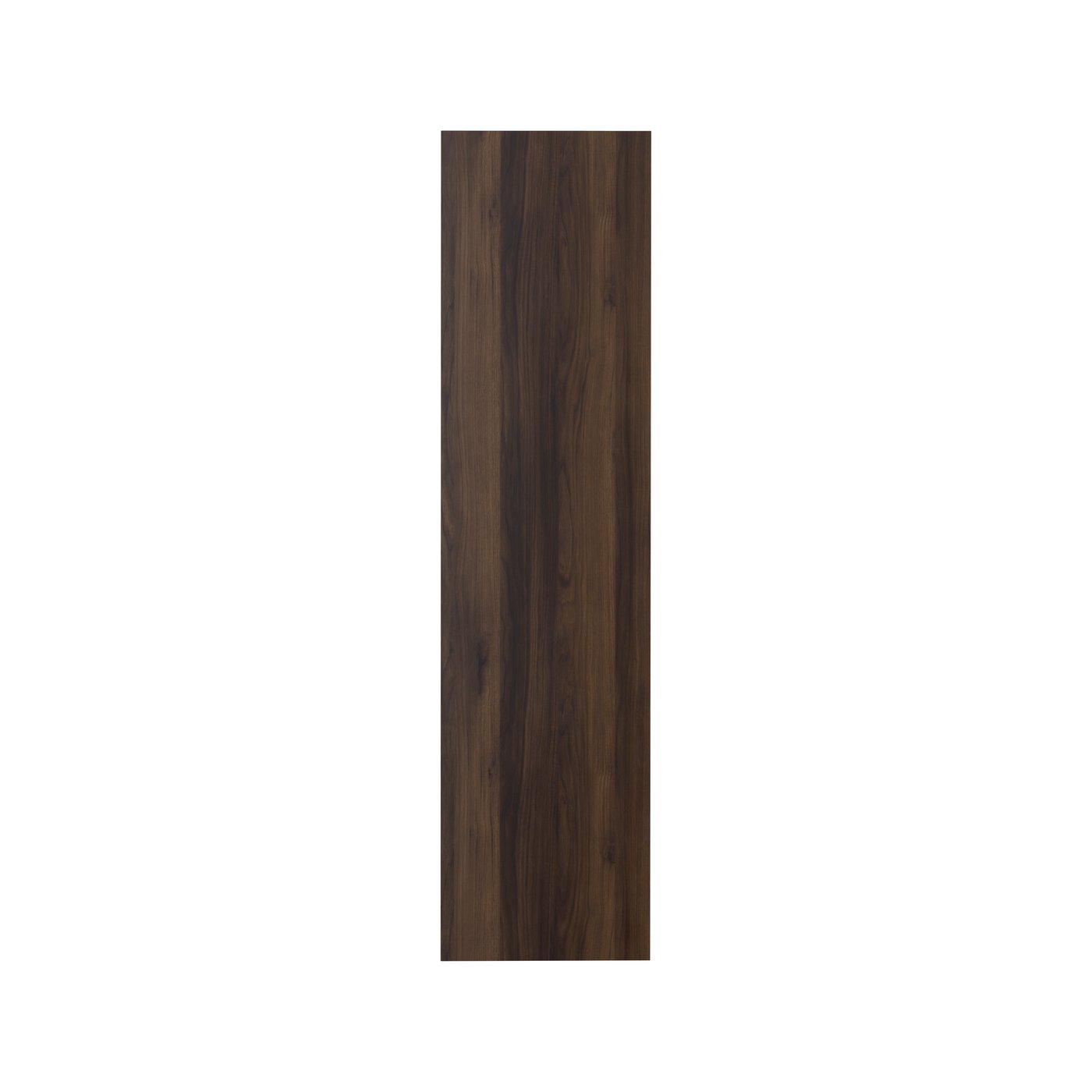 IKEA STORKLINTA dörr med gångjärn, mörkbrun/ekmönstrad, 50x195 cm
