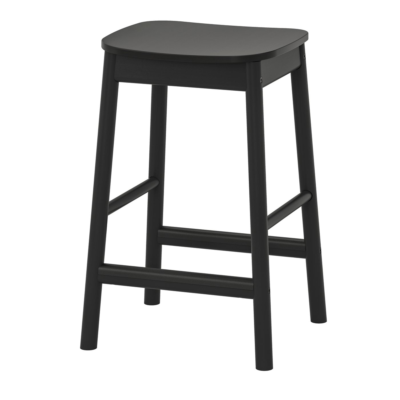 IKEA RÖNNINGE barpall, bänkhöjd/svart, 63 cm