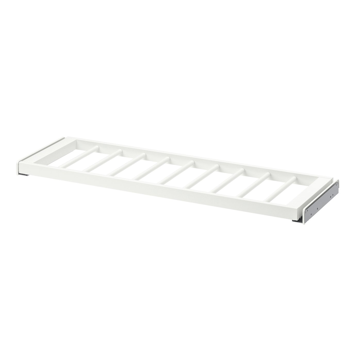 IKEA KOMPLEMENT utdragbar byxhängare, vit, 100x35 cm