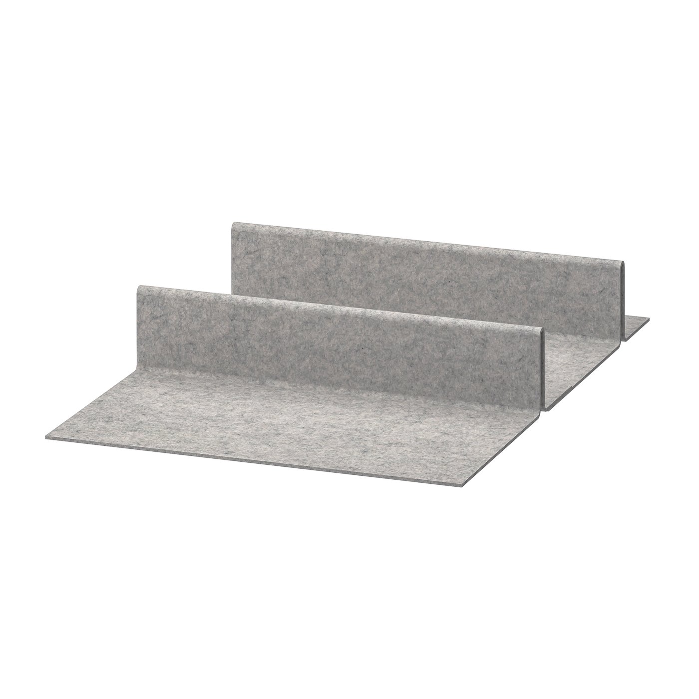IKEA KOMPLEMENT skoinsats för utdragbart hyllplan, ljusgrå, 50x58 cm