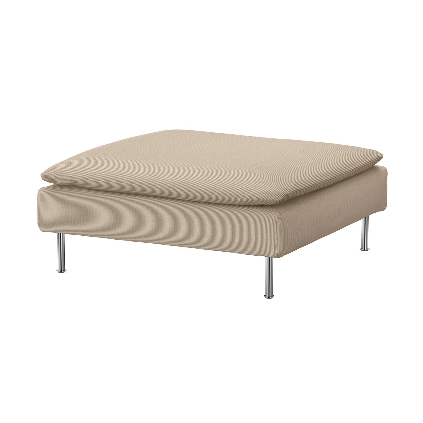 IKEA SÖDERHAMN fotpall, kelinge beige