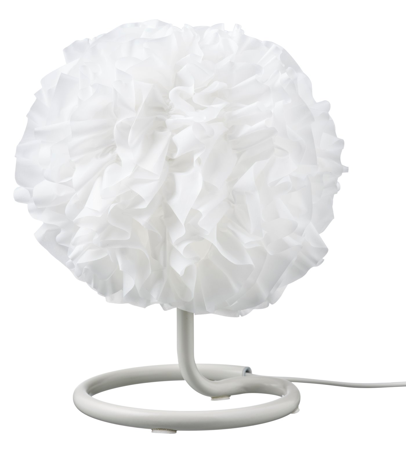 IKEA VINDKAST bordslampa, vit, 26 cm