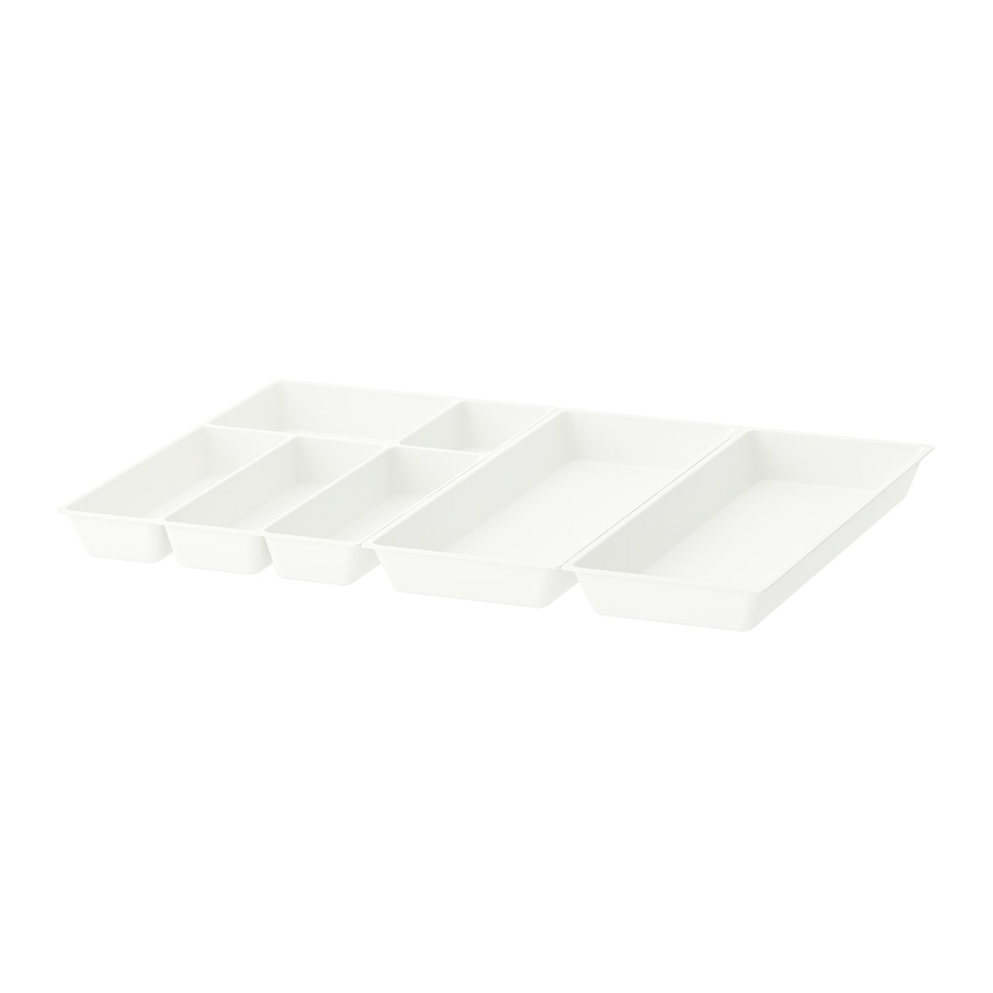 IKEA UPPDATERA besticklåda/2 redskapslådor, vit, 72x50 cm