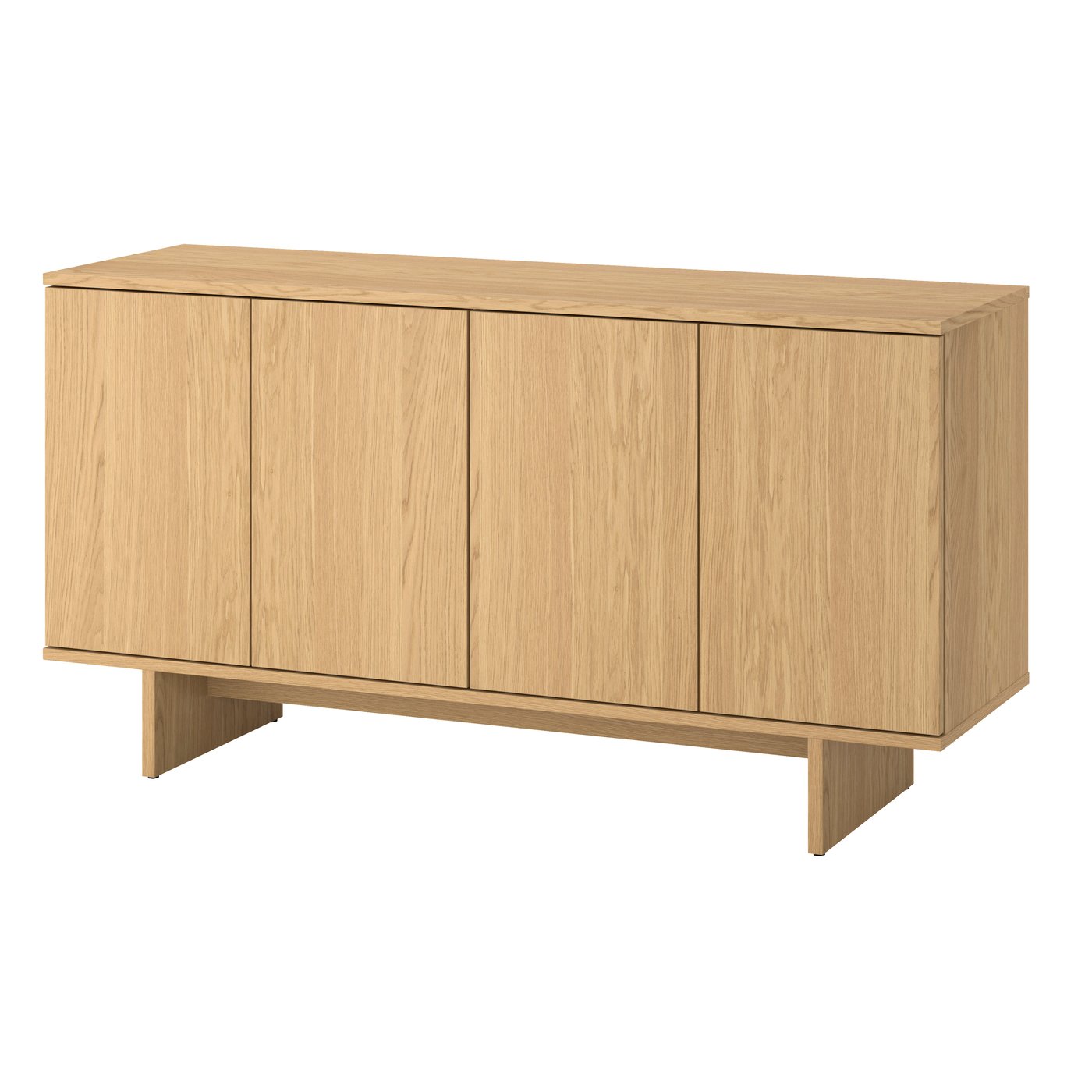 IKEA STOCKHOLM 2025 sideboard, ekfaner, 161x42x83 cm