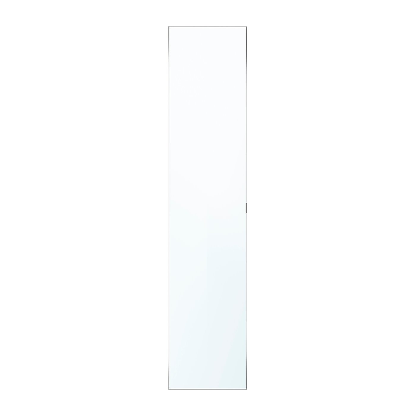 IKEA ÅHEIM dörr med gångjärn, spegelglas, 50x229 cm