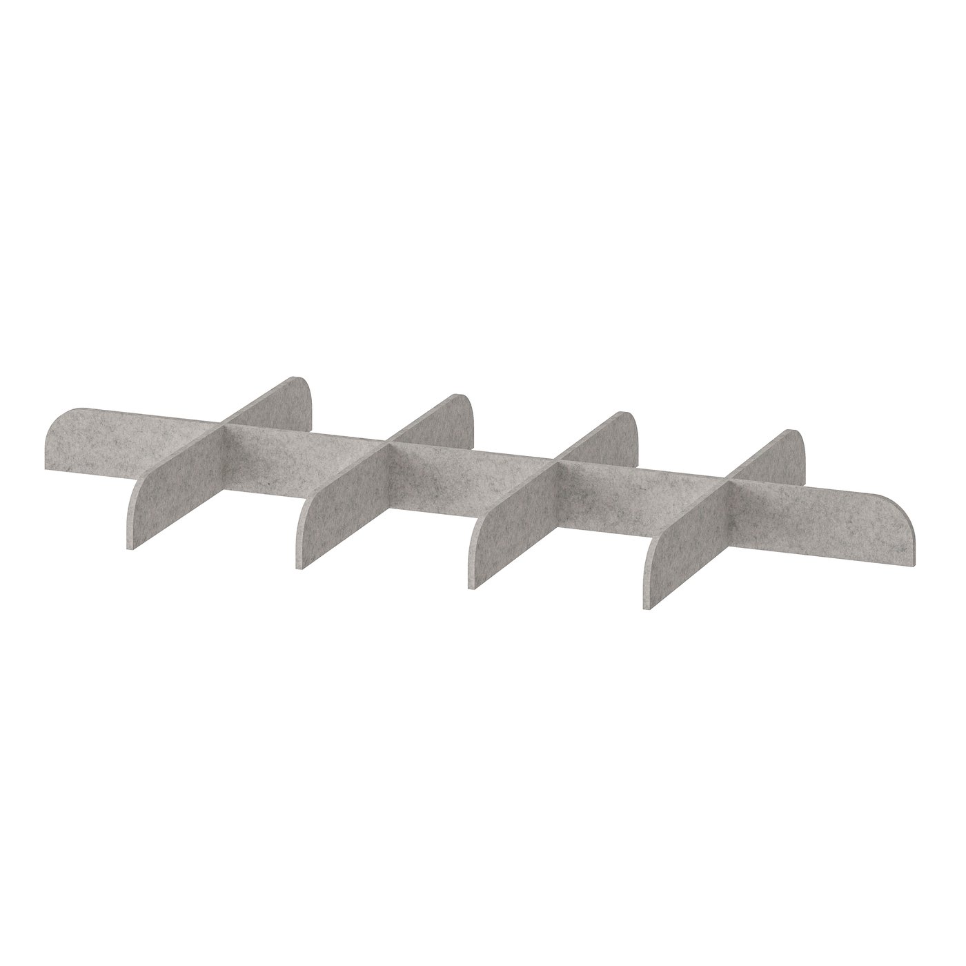 IKEA KOMPLEMENT avdelare för utdragbart hyllplan, ljusgrå, 75x35 cm