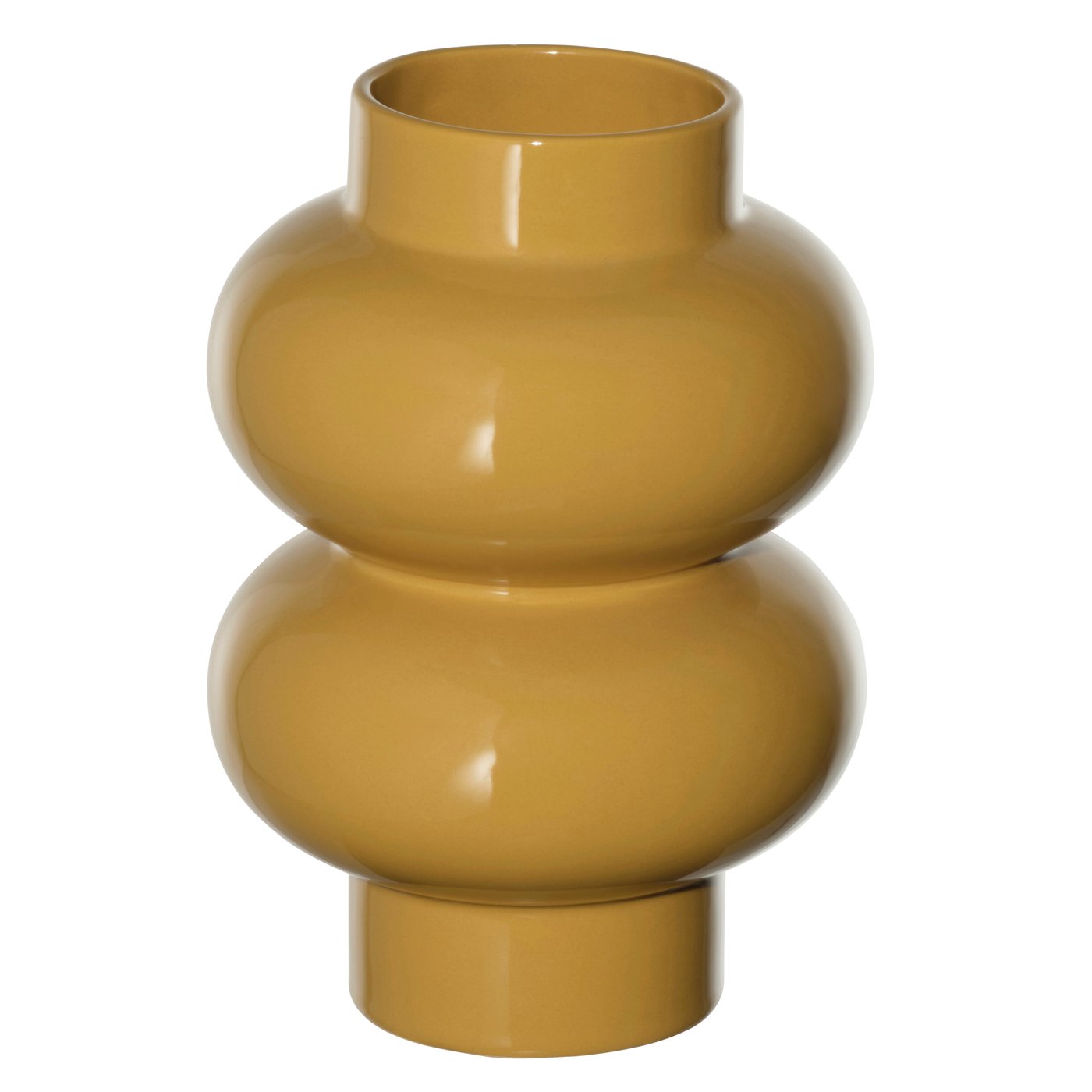 IKEA PÄRLHÄGG vas, gulbeige, 22 cm
