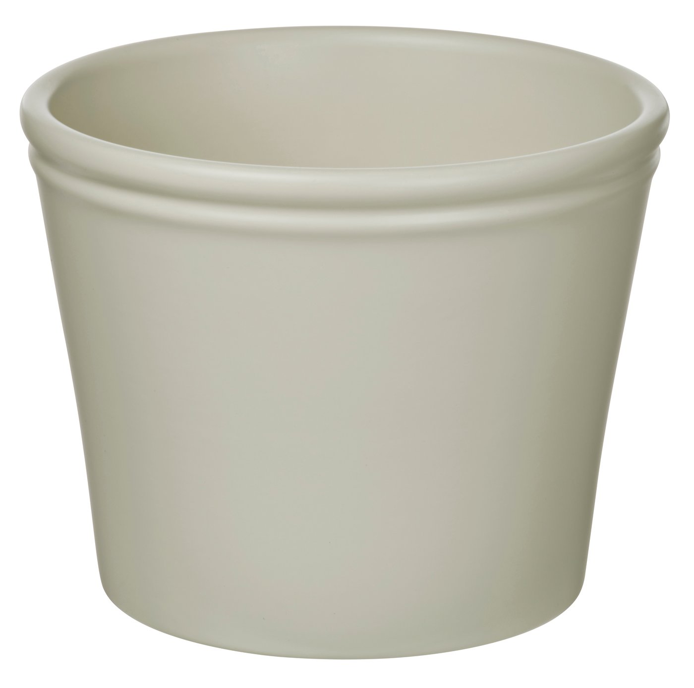 IKEA KÖRSBÄRSBJÖRK kruka, ljust gråbeige, 12 cm