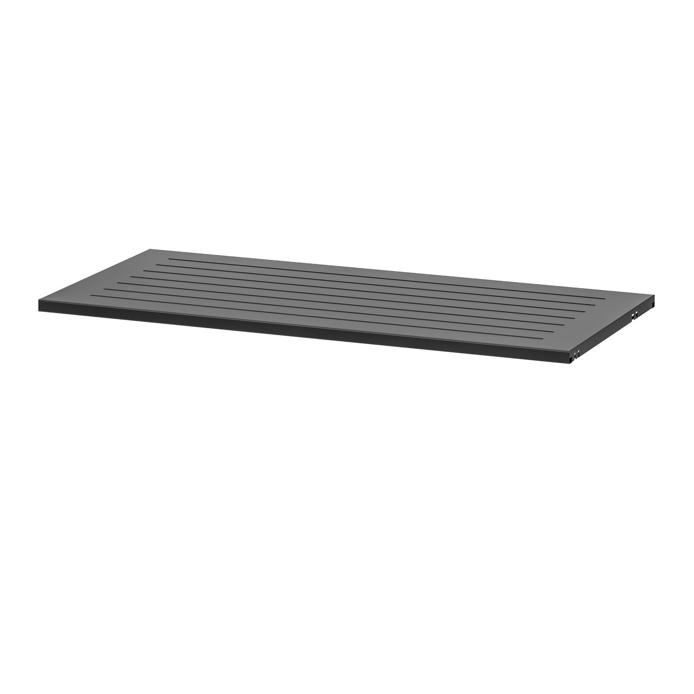 IKEA BOAXEL skohyllplan, antracit, 80x40 cm