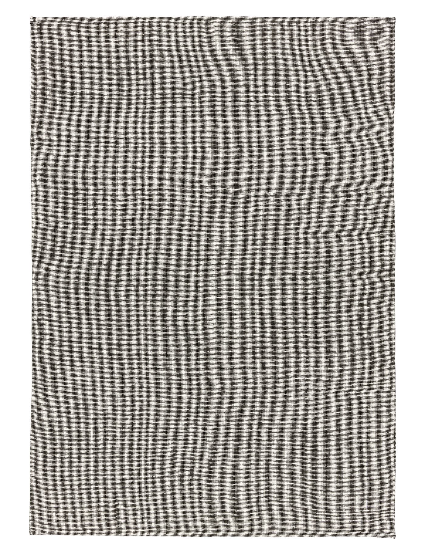 IKEA TIPHEDE matta, slätvävd, svart/natur, 155x220 cm