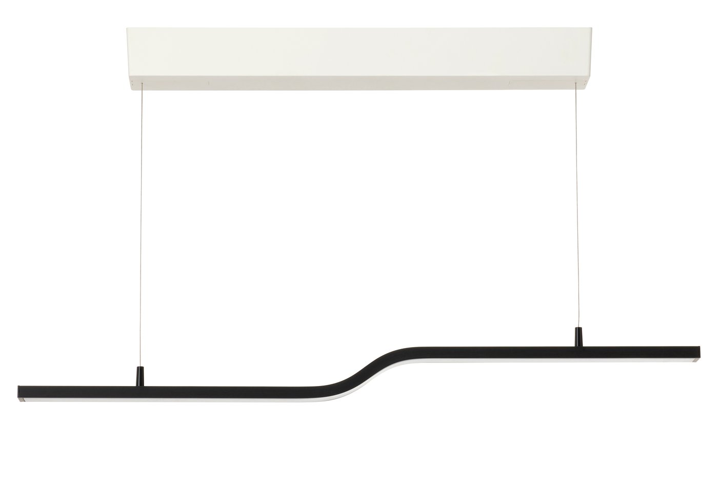 IKEA PILSKOTT LED taklampa, smart svart, 97 cm