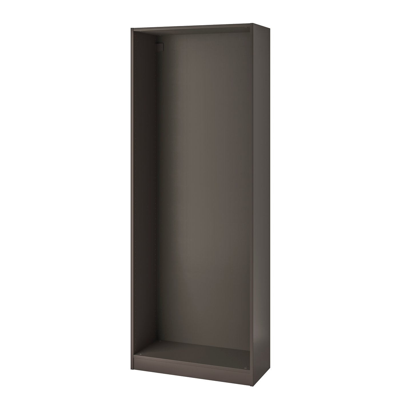 IKEA PAX garderobsstomme, mörkgrå, 75x35x201 cm