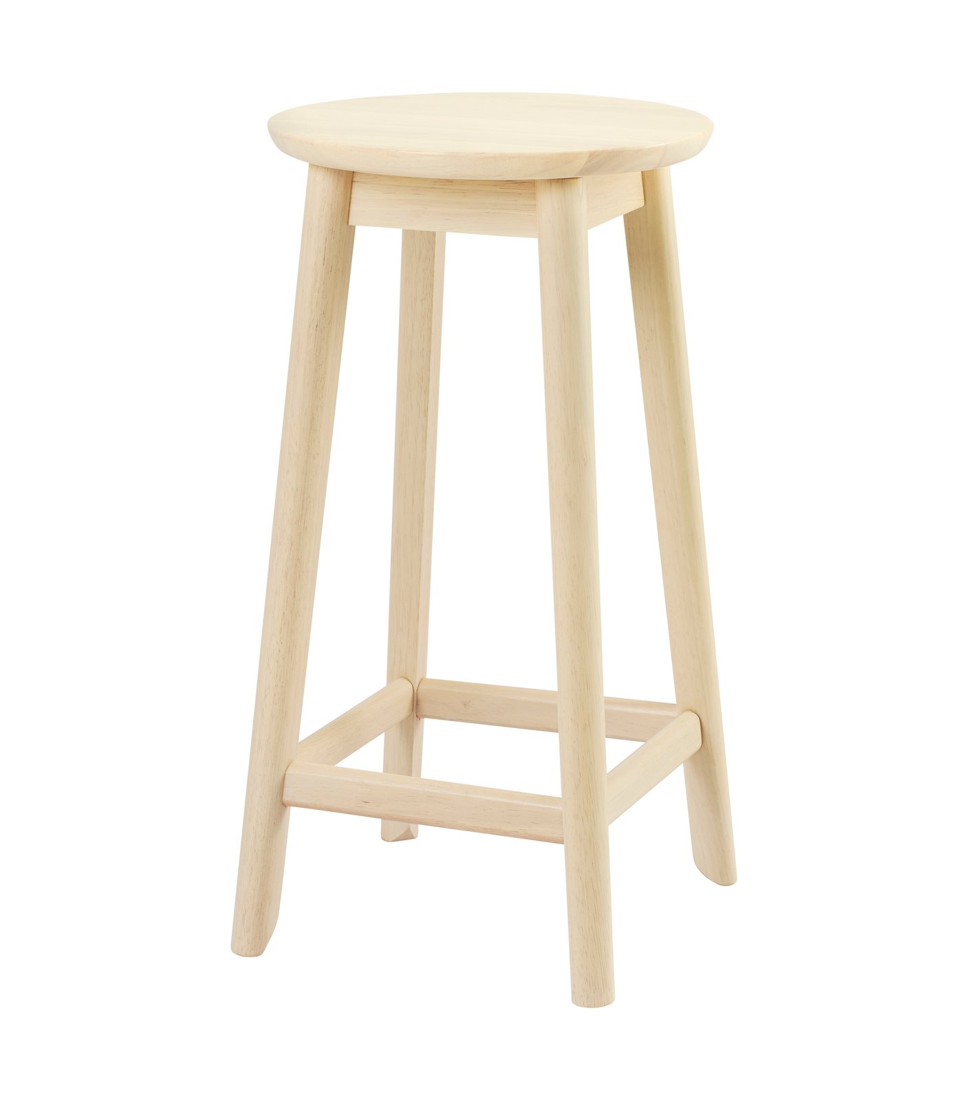 IKEA RÄVSTEN barpall, bänkhöjd gummiträ, 62 cm