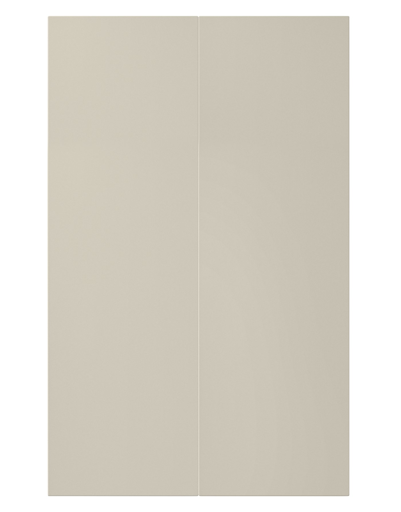 IKEA HAVSTORP dörr för bänkhörnskåp, 2 delar, beige, 25x80 cm