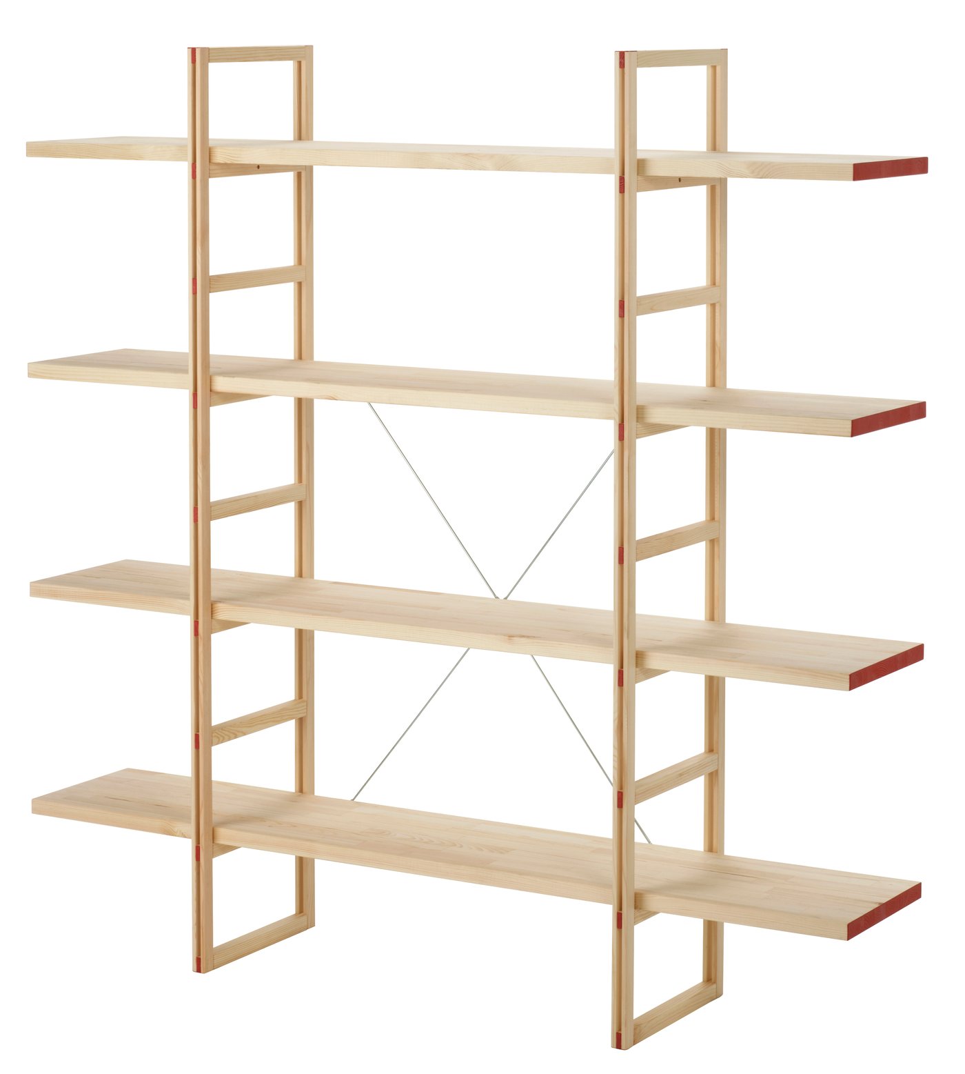 IKEA PS 2026 hylla, furu, 160x35x161 cm