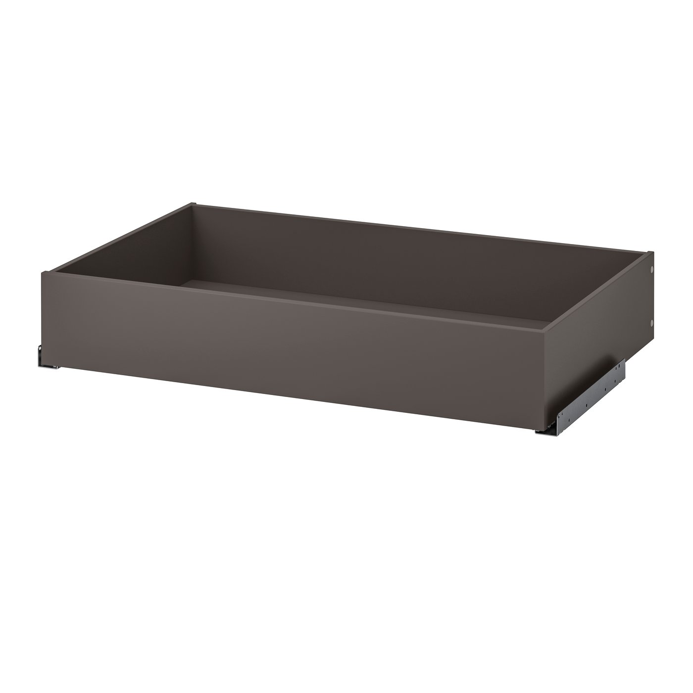IKEA KOMPLEMENT låda, mörkgrå, 100x58 cm