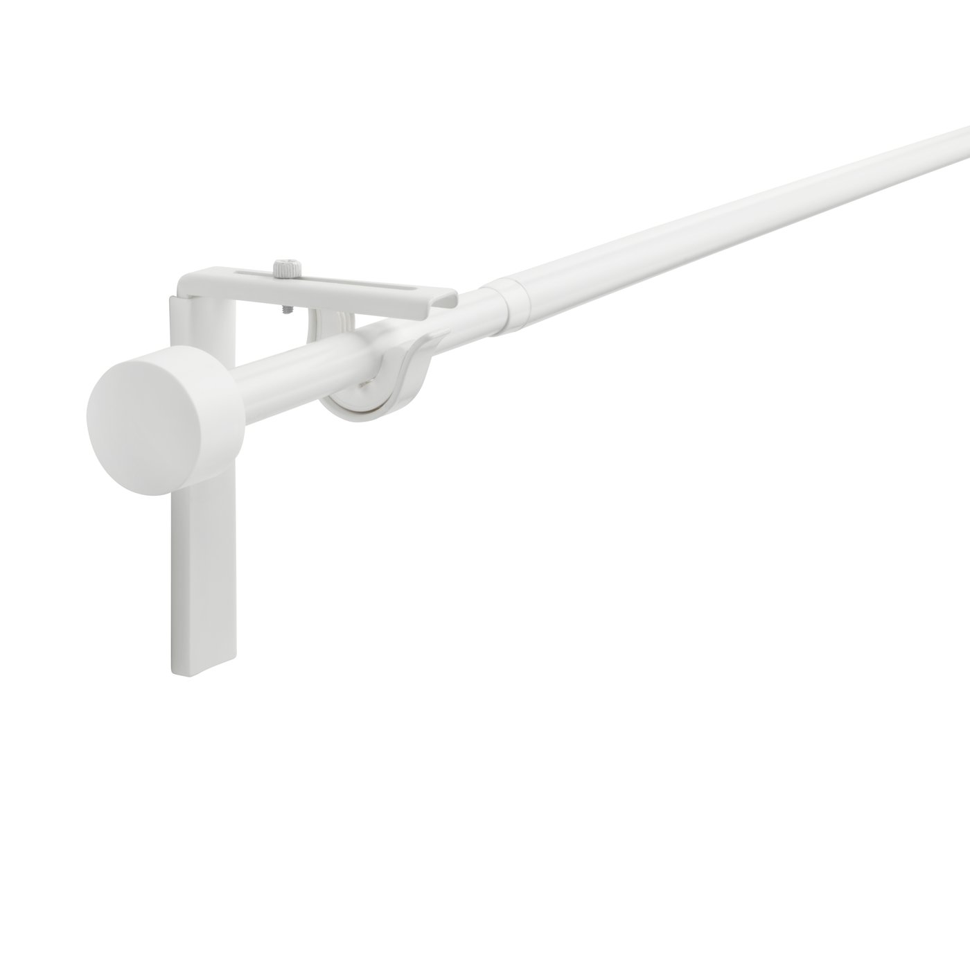 IKEA RÄCKA gardinstångskombination, vit, 120-210 cm