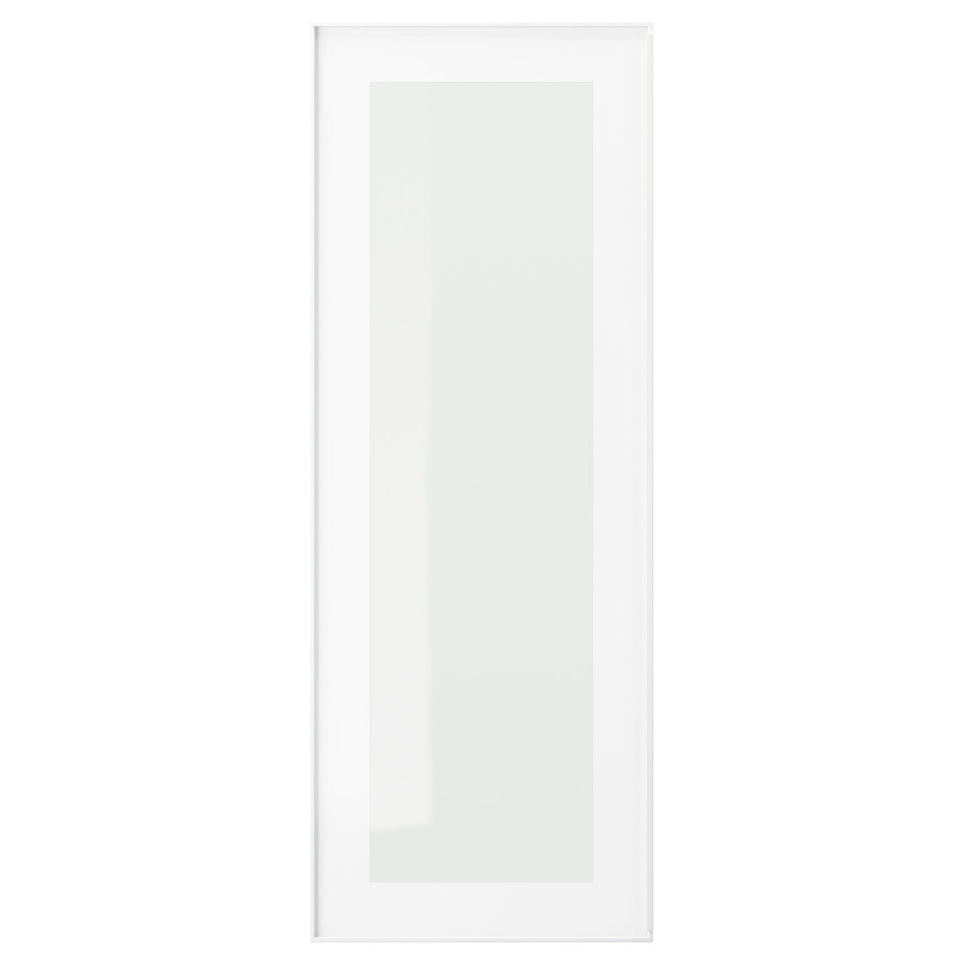 IKEA HEJSTA vitrindörr, vit/klarglas, 30x80 cm