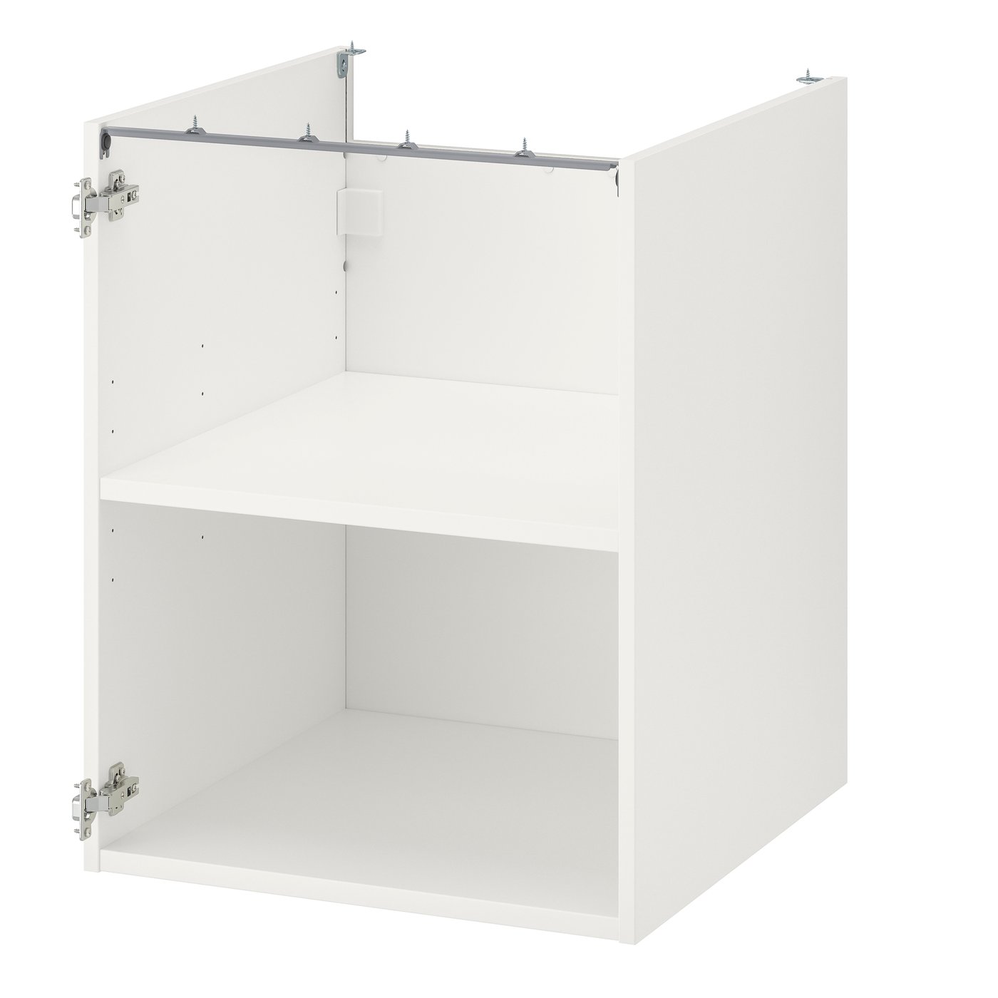 IKEA ENHET bänkskåp m hyllplan, vit, 60x60x75 cm