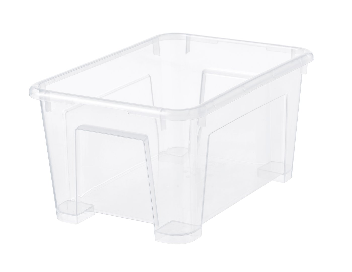 IKEA SAMLA låda, transparent, 28x19x14 cm/5 l
