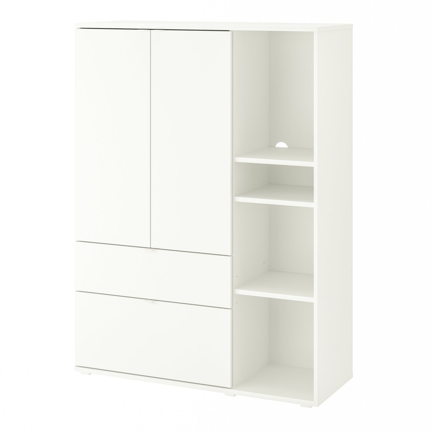 IKEA VIHALS förvaringsmöbel, vit, 105x37x140 cm