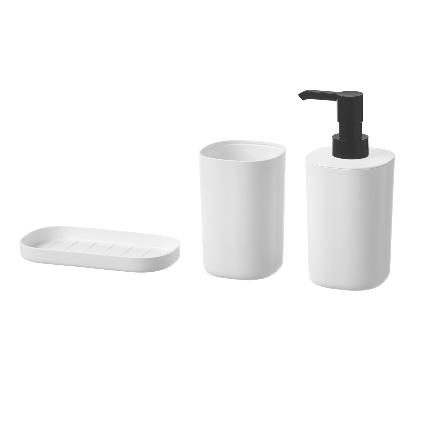 IKEA STORAVAN badrumsset 3 delar, vit