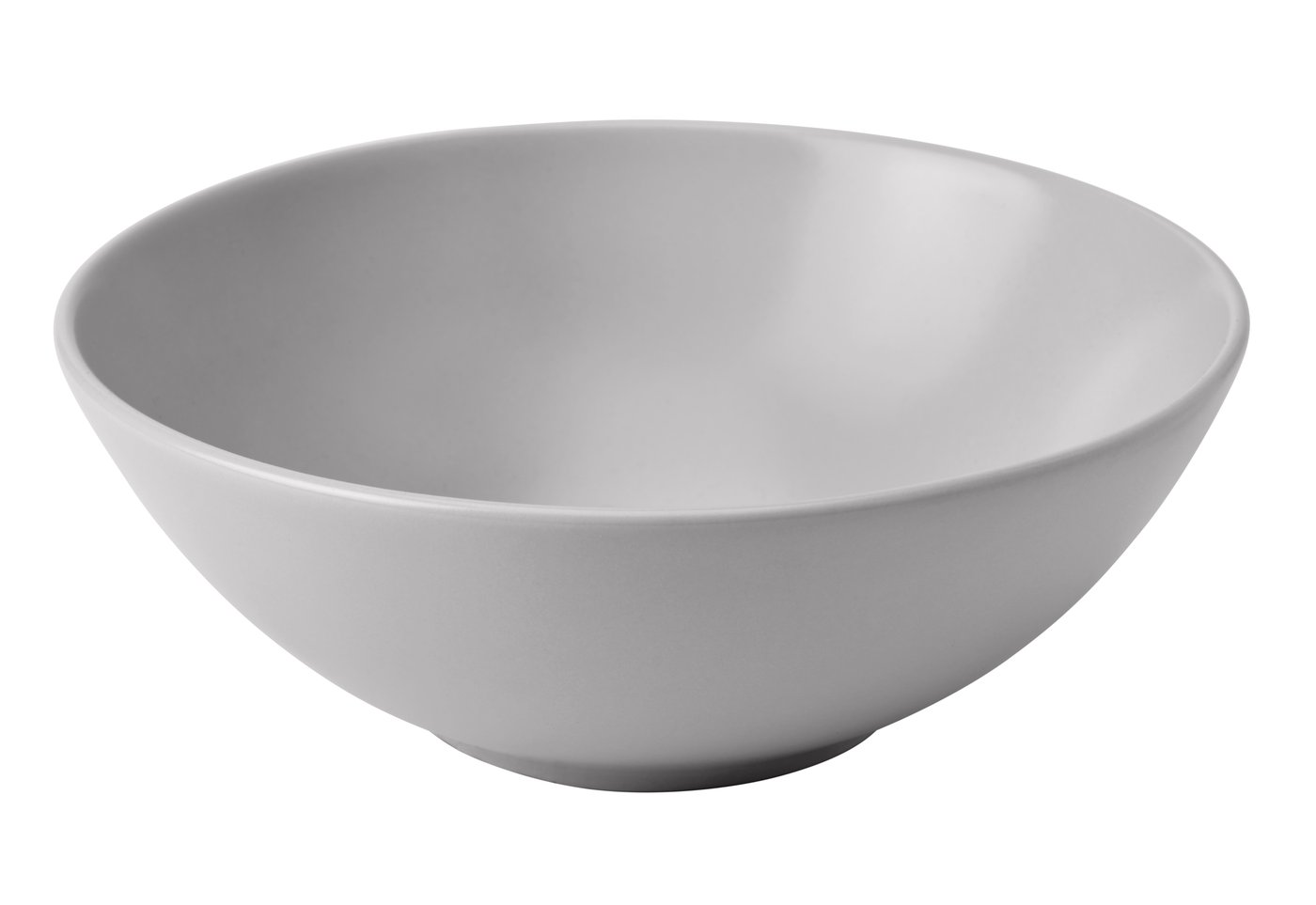 IKEA FÄRGKLAR skål, matt yta ljusgrå, 16 cm