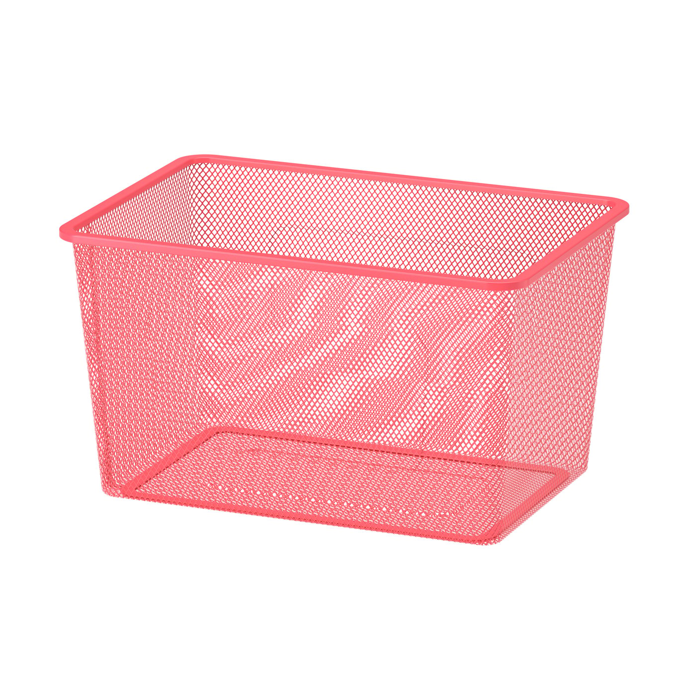 IKEA TROFAST meshförvaringslåda, ljusröd, 42x30x23 cm